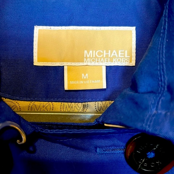 Singing in the rain cobalt blue rain coat - Picture 3 of 9